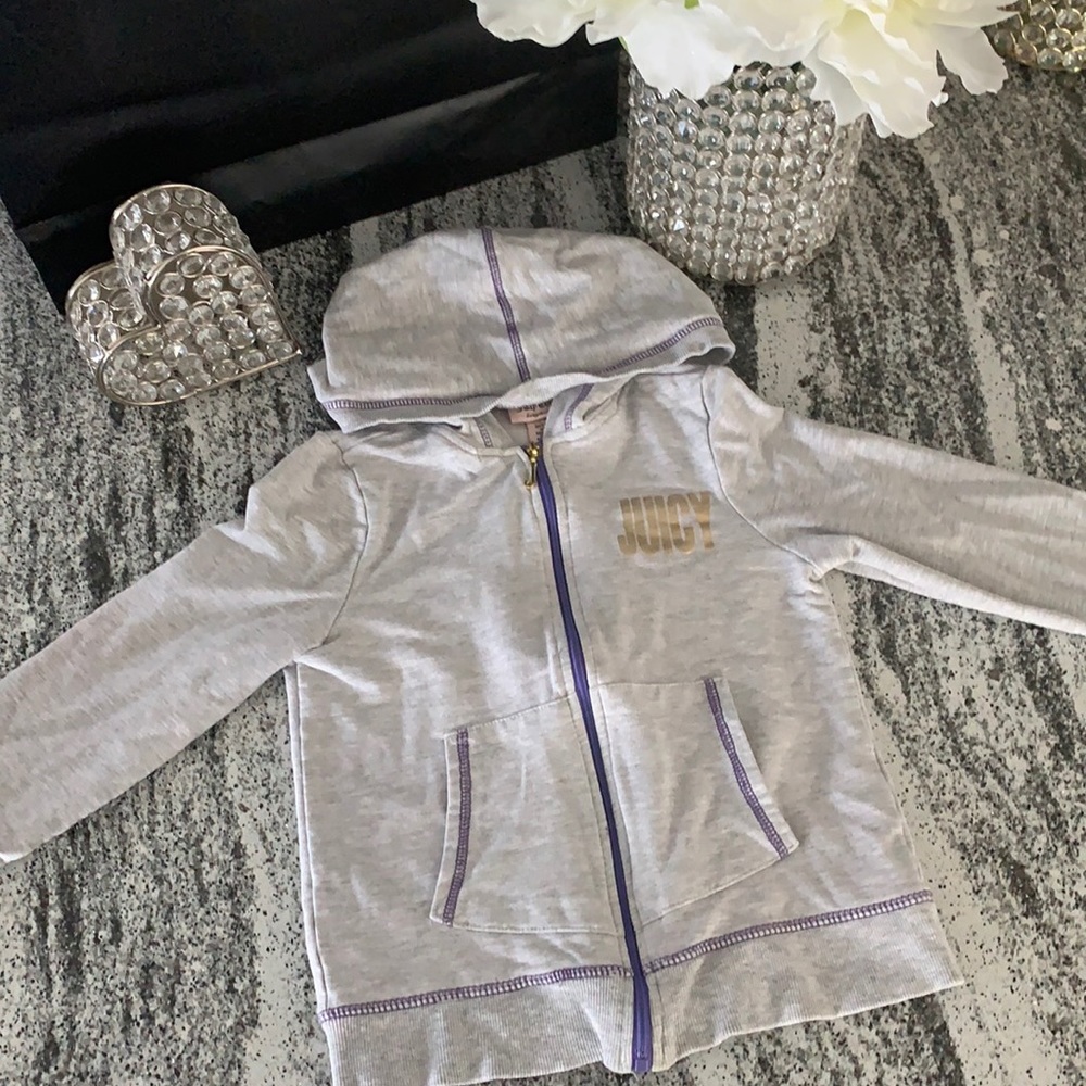 Children’s Juicy Couture zip hoodie sz 7